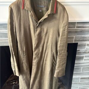 John Varvatos - Linen Punk/Military Coat